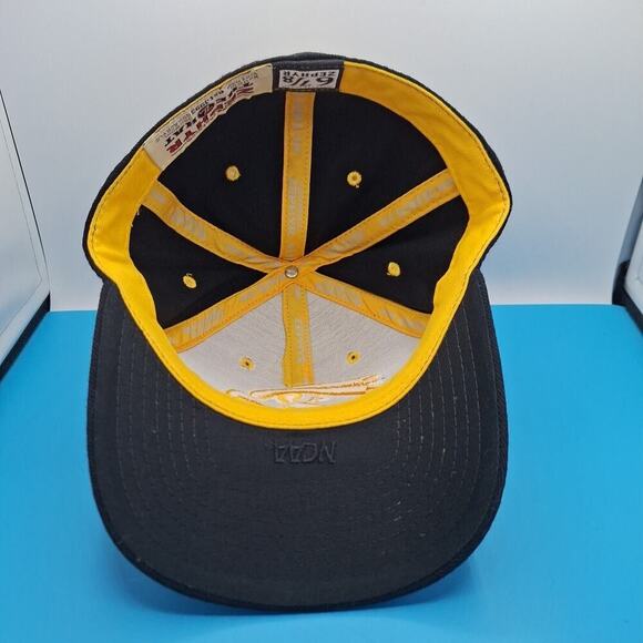 Iowa Hawkeyes Zephyr Z Hat Cap Black Yellow Logo Fitted 6 7/8 Embroidered Wool - Picture 6 of 8